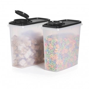 Tupperware Cereal Storers Black Dry Storage | WKTSH3916