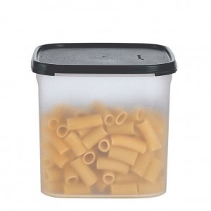 Tupperware Modular Mates Square 3 Black Dry Storage | HNZGO4573