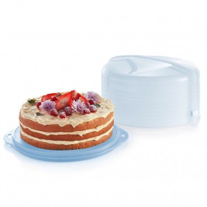 Tupperware Round Cake Taker White Baking | BHCLS5712