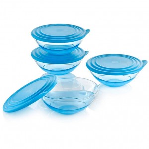 Tupperware Sheerly Elegant Extra Small Bowls Azure Serveware | IOADS2109