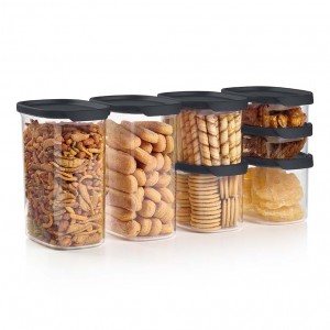 Tupperware Ultra Clear Oval 7-pc. Set Cosmos Dry Storage | RJCAP3198