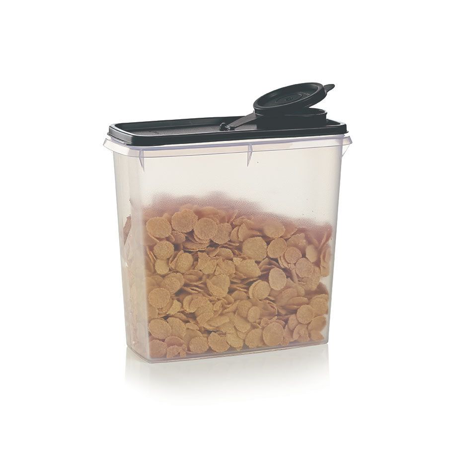 Tupperware Cereal Storers Black Dry Storage | WKTSH3916