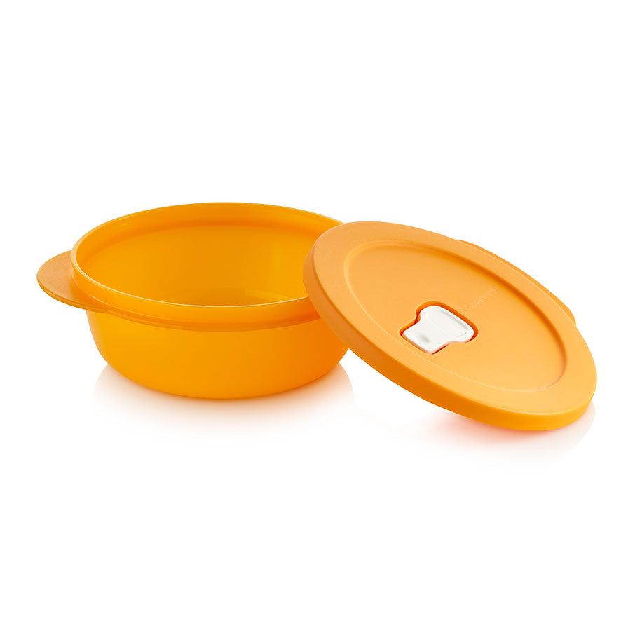 Tupperware Crystalwave Plus 2-cup/560 Ml Round Papaya Microwave Reheatable | YAPTV2613