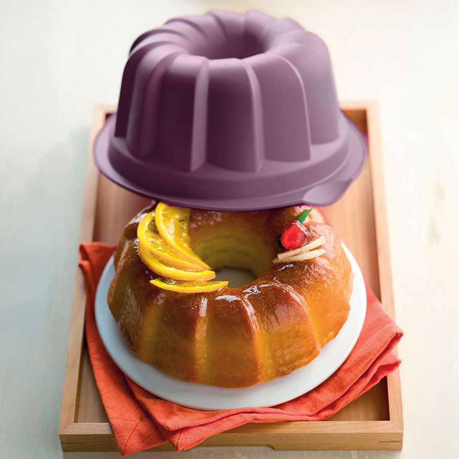 Tupperware Silicone Bundt Form Purple Cabbage Baking | RWLZS0837