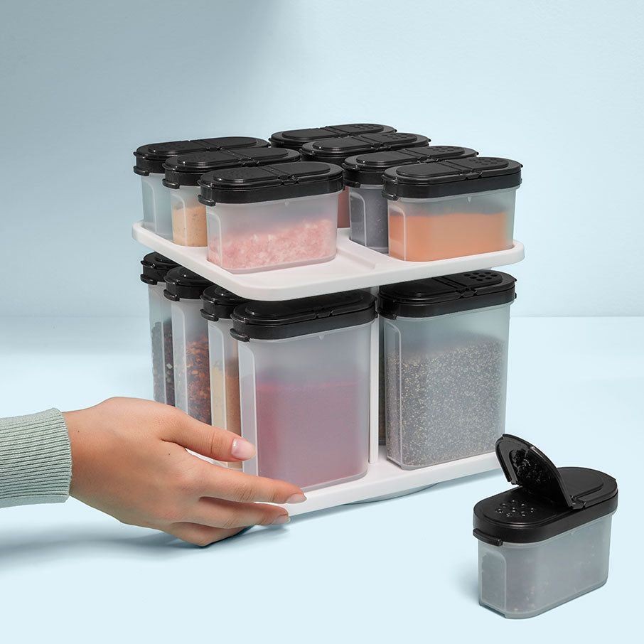 Tupperware Spice Carousel White Dry Storage | PYVDN0716